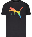 PUMA Boys 8-20 Tie Dye Drip Cat Logo T-Shirt