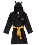 DC Comics Boys 4-12 Bruce Wayne Batman Belted Plush Fleece Robe