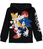 Sonic Boys 4-20 Long Sleeve Sonic and Friends Hooded T-Shirt