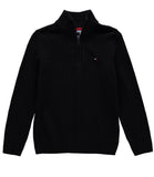 Tommy Hilfiger Boys 4-7 Flag 1/4 Zip Sweater