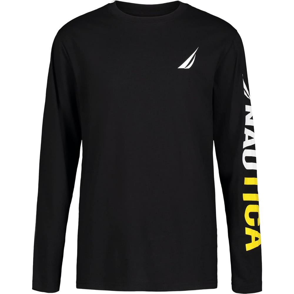 Nautica Boys 4-7 Icon Sleeve Long Sleeve T-Shirt – S&D Kids