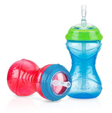 Nuby Clik-it™ FlexStraw™ Cup - 2 Pack, 10 oz