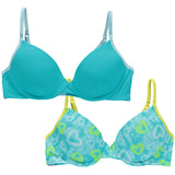 Hanes Girls 30-36A Molded Bras - 2 Pack