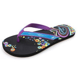 Frisky Girls 5-10 Graphic Sequin Flip Flop