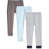 Luvable Friends Unisex Baby 0-24 Months Tapered Ankle Printed Pants - 3 Pack