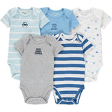 Wan-A-Beez 5 Pack Short-Sleeve Bodysuits