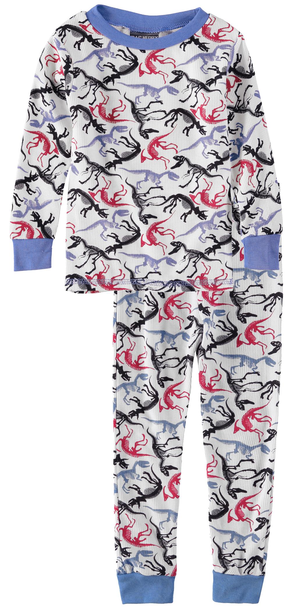 Mon Petit Boys 4-7 Long-Sleeve Thermal Underwear Pajama Set