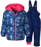 Pink Platinum Girls 2T-4T Heart 2-Piece Snowsuit