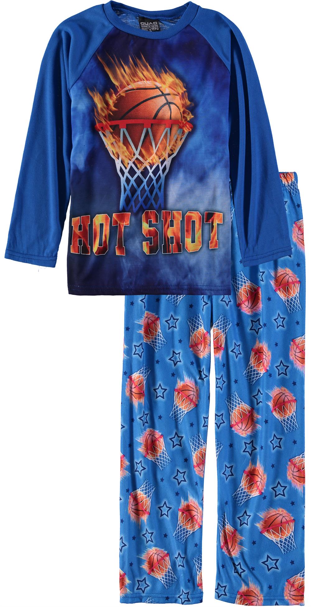 Quad Seven Boys 8-20 Hot Shot Hoops Pajama Set