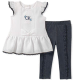 Calvin Klein Kids Girls 12-24 Months Tunic Legging Set