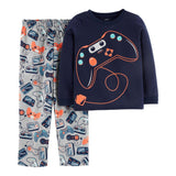 Carters Boys 4-14 Gaming Microfleece Pajama Set