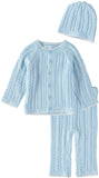 Baby Dove Cable Knit Take Me Home Set w/ Hat in Blue