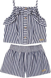 Juicy Couture Girls 12-24 Months Ticking Stripe Short Set