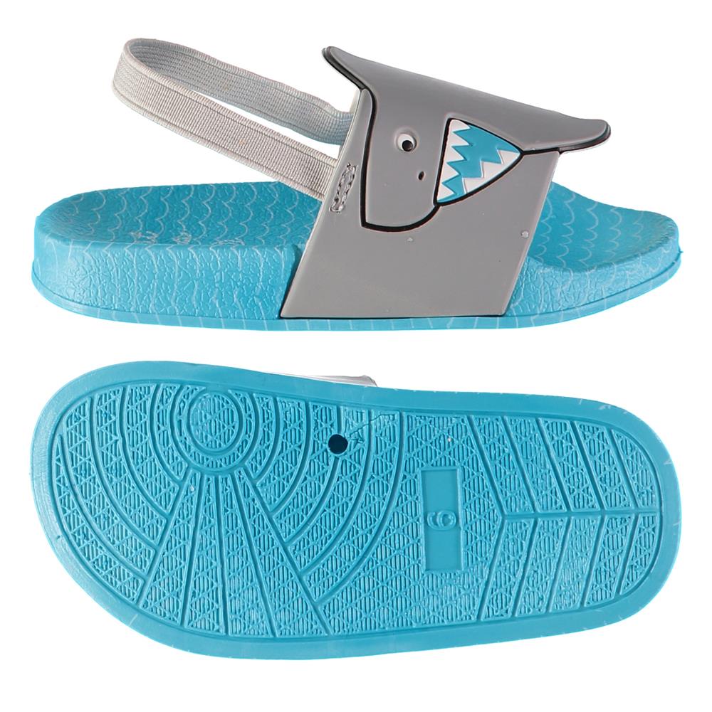 First Steps By Stepping Stones Baby Boys 9-24 Months Shark Slide Sandal