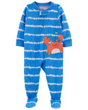 Carters Boys 12-24 Months 1-Piece Crab Loose Fit Footie PJs