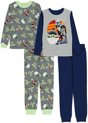 STAR WARS - Tuta intera da bambino, a maniche lunghe, pantaloni e bavaglini, 4 pezzi, Giallo senape/Grigio/Bianco, Neonato STAR WARS - Tuta intera da bambino, a maniche lunghe, pantaloni e bavaglini, 4 pezzi, Giallo senape/Grigio/Bianco, Neonato