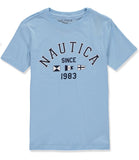 Nautica Boys 8-20 Logo Flag T-Shirt