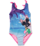 Limited Too Girls 2T-4T French Bulldog 1-Piece Swimsuit