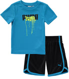PUMA Boys 2T-4T T-Shirt Short Set