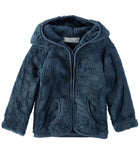 Baby Dove Unisex Baby 12-24 Months Hooded Plush Zip Front Jacket