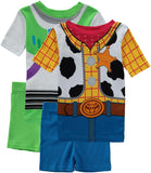 Disney Boys 2T-4T Toy Story 4-Piece Cotton Pajama Set