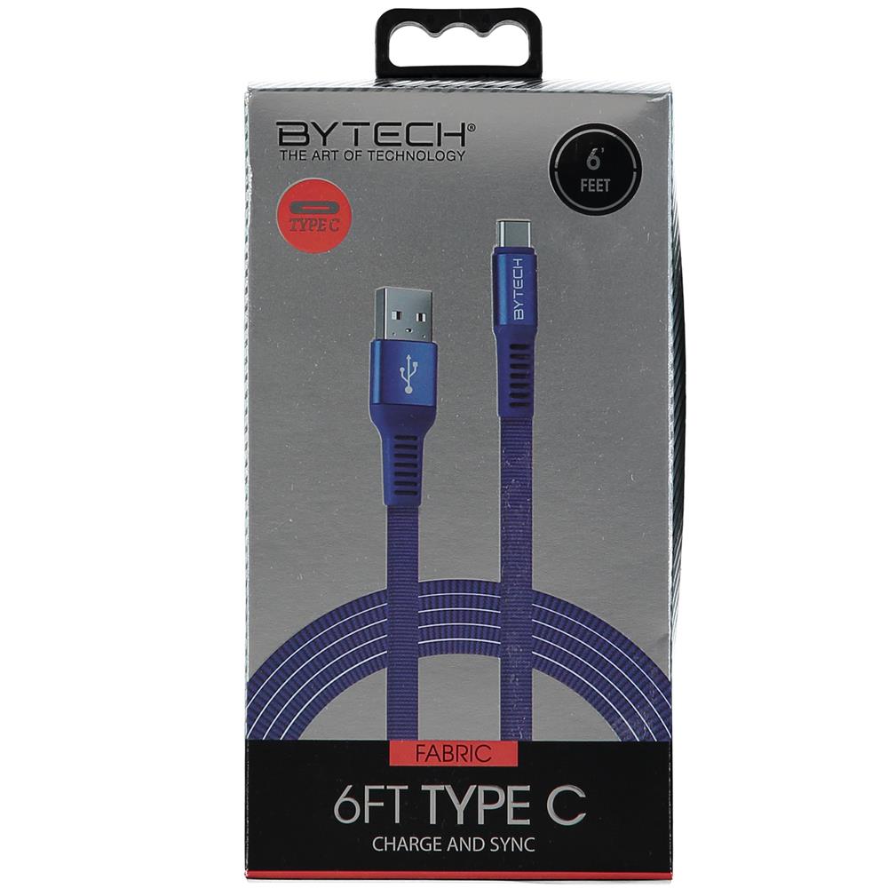 Bytech 6 FT Type C Charge And Sync Cable