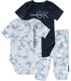 Calvin Klein Boys 0-9 Months Tie Dye Bodysuit Pant Set