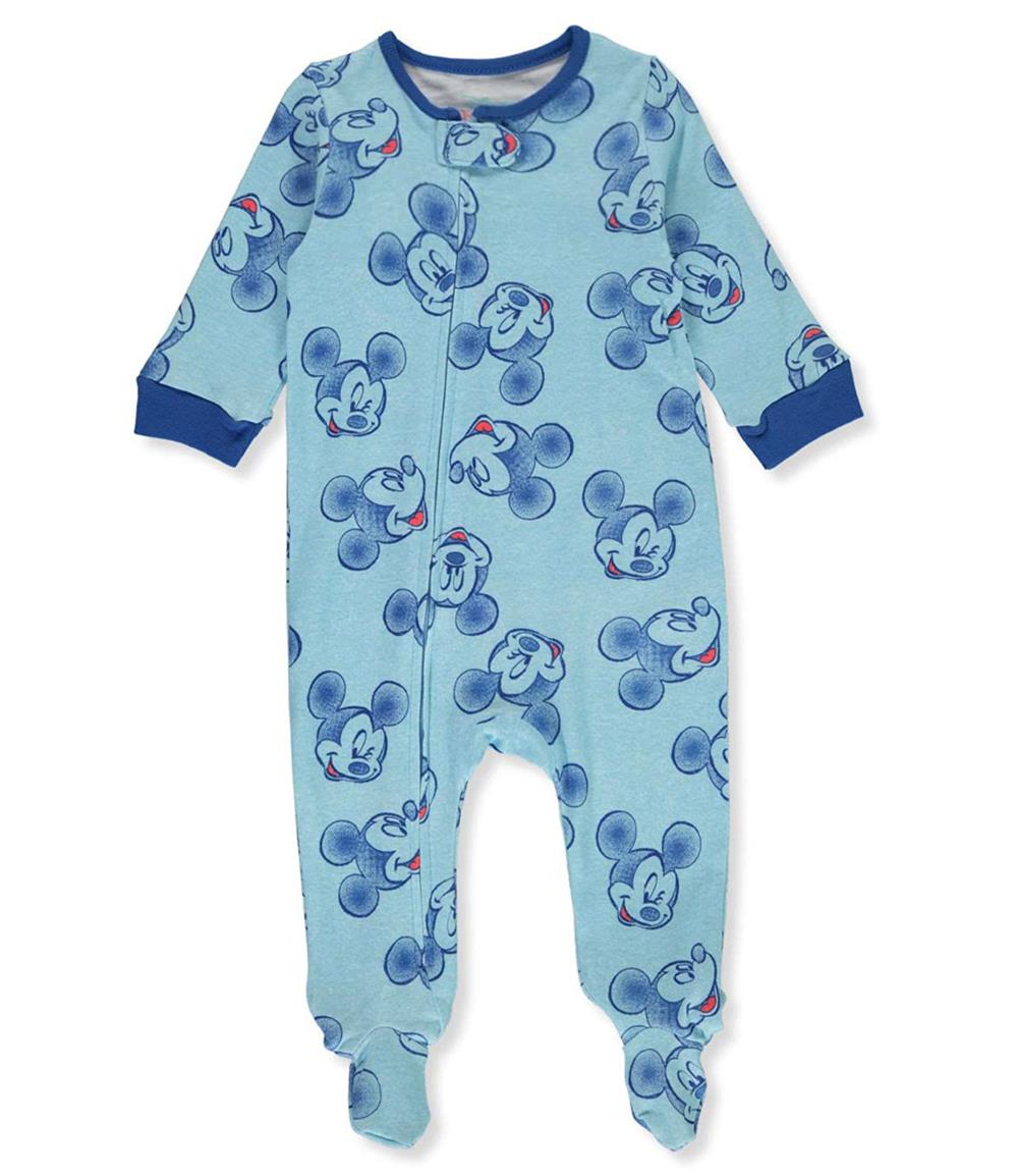 Disney Baby 0-9 Months Infant One Piece Mickey Mouse Sleepwear