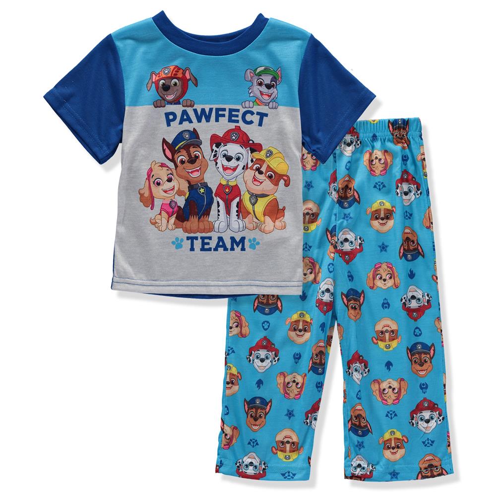 Nickelodeon Character Kids' 4-Piece Cotton Pajama Set