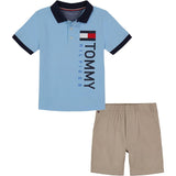 Tommy Hilfiger Boys 12-24 Months 2-Piece Polo Short Set