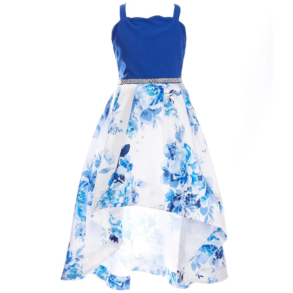 Speechless Girls 7-16 Scallop Floral Hi Low Dress S&D Kids Speechless Girls 7-16 Scallop Floral Hi Low Dress S&D Kids
