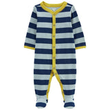 Carters Boys 0-9 Months Striped Snap-Up Cotton Blend Sleep & Play