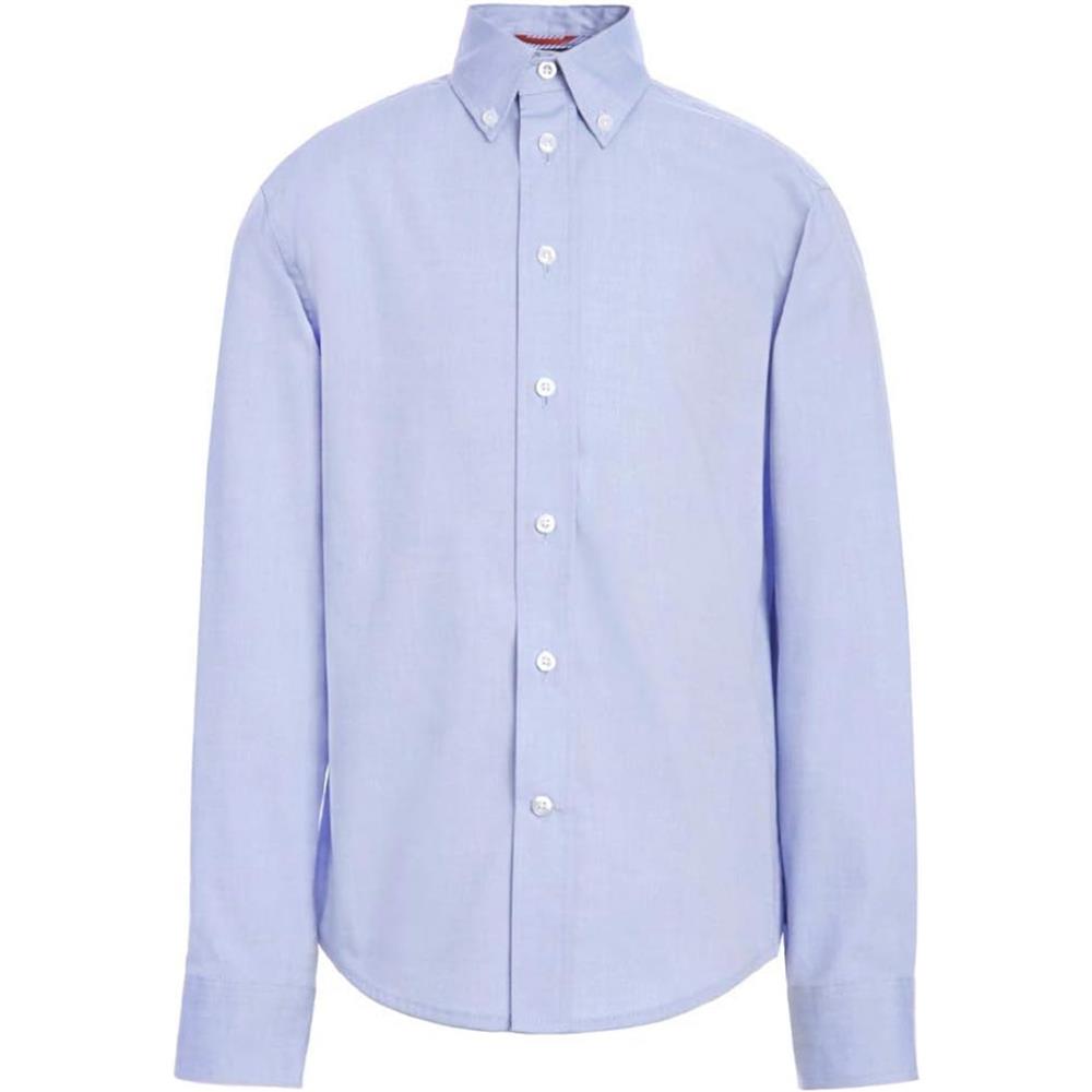 Tommy Hilfiger Long Sleeve Pinpoint Boys Oxford Collar Shirt