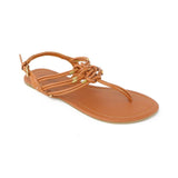 Chatties Womens 5-11 Rope T-Strap Sandal