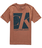 Calvin Klein Boys 8-20 Short Sleeve Box Logo T-Shirt