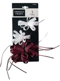 French Toast Pair & Loop Hair Bow, 3 Pack
