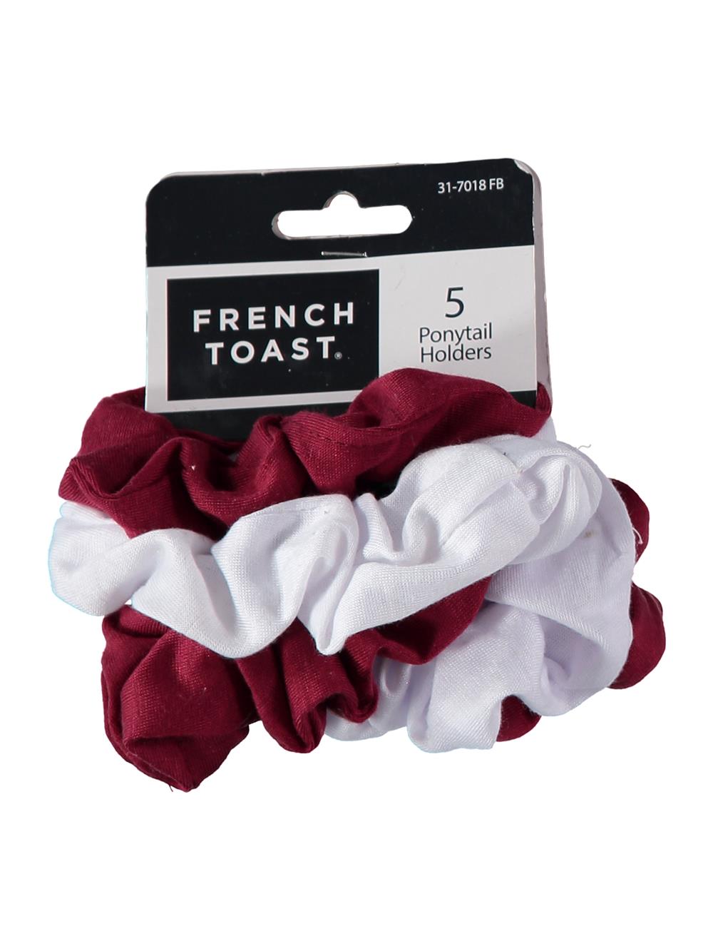 French Toast Girls 5-Pack Scrunchie Ponytail Holders