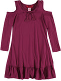 1st Kiss Girls 4-6X Tie Ruffle Dress