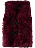 Chillipop Girls 4-6X Toggle Faux Fur Vest