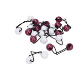 French Toast 20mm Ball Pony Tail Holders, 12 Pack