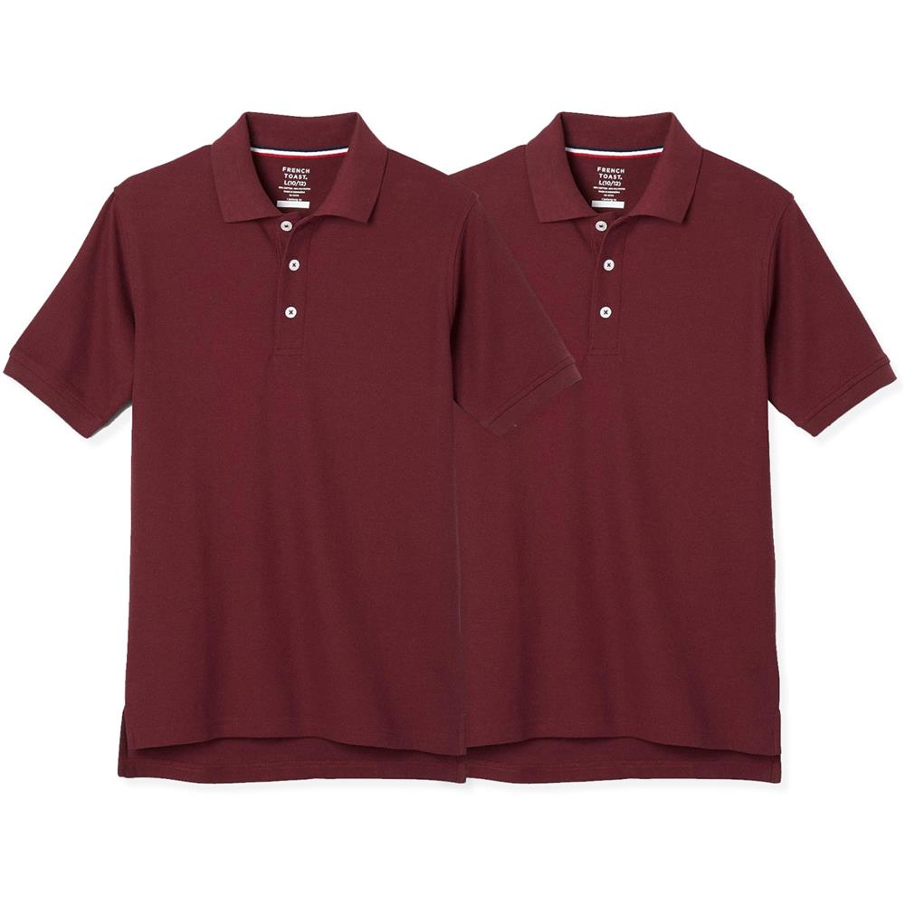 French Toast Boys 4-20 Short-Sleeve Pique Polo - 2 Pack