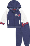 Tommy Hilfiger Boys Raglan Zip Hooded Fleece Jog Set