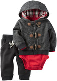 Carters Boys 3-12 Months 3-Piece Toggle Cardigan Set