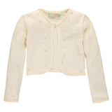 Sophie and Sam Girls 2T-4T Pearl Scallop Shrug Cardigan Sweater