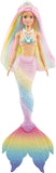 Barbie Dreamtopia Rainbow Magic Mermaid Doll with Rainbow Hair and Water-Activated Color Change Feat