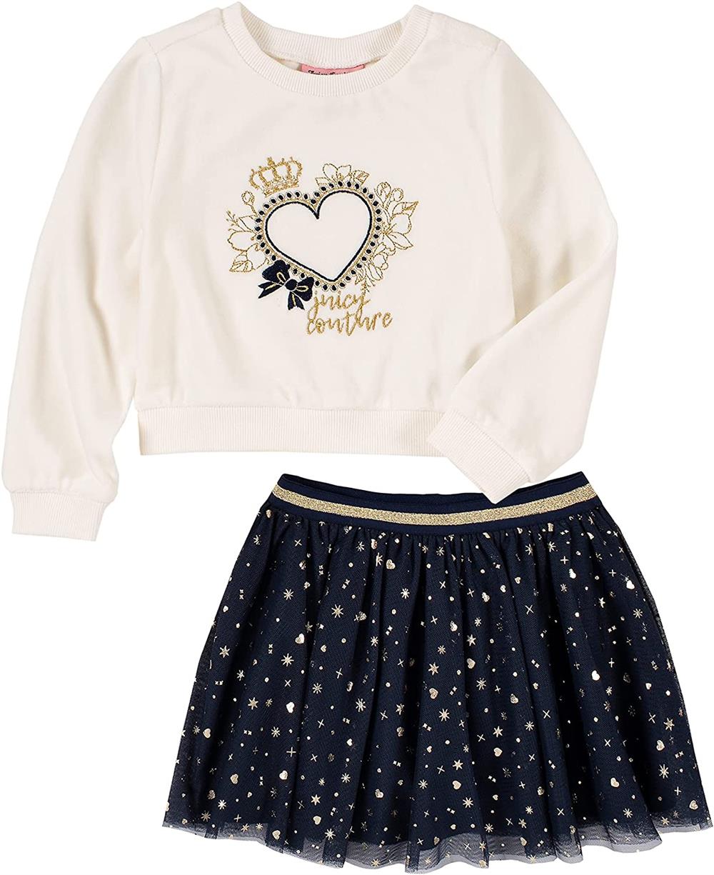 Juicy Couture Girls 2T-4T 2-Piece Sweater Tutu Skirt Set – S&D Kids