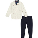 Tommy Hilfiger Boys 2T-4T Logo Woven Pant Set