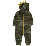 Carters Boys 0-24 Months Baby Camo Hooded Jumpsuit