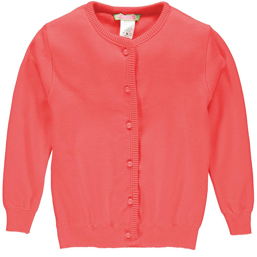 Sophie and Sam Girls 4-6X Soft Knit Cardigan Sweater