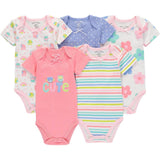 Wan-A-Beez 5 Pack Short-Sleeve Bodysuits